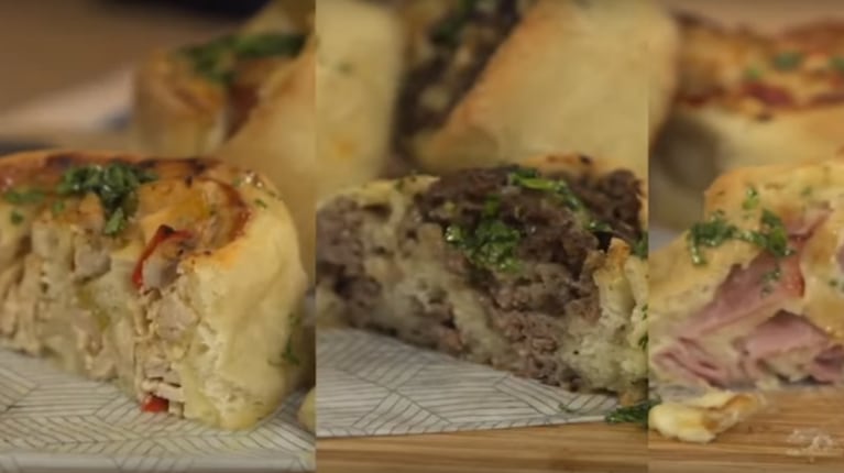 3 bollos rellenos: receta simple, paso a paso 