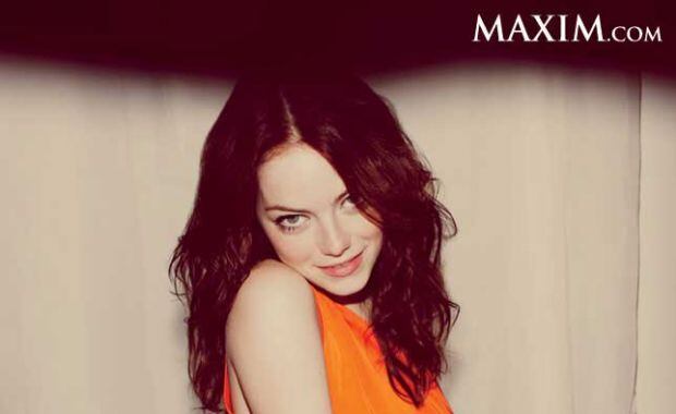 7°: Emma Stone, quien hizo de periodista en Historias Cruzadas, filme que ganó un Oscar. (Foto: Maxim)