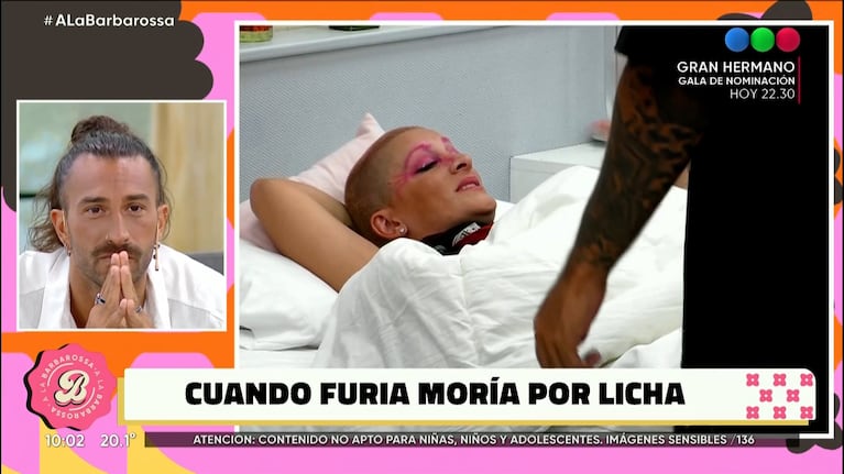 A Licha de Gran Hermano le dijeron que Furia estaba enamorada de él y sorprendió con su respuesta