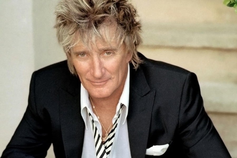 A Rod Stewart le gustan los pantalones ajustados