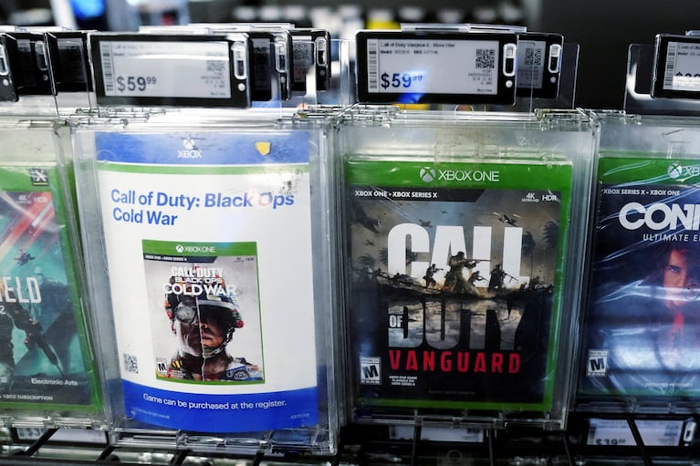 Activision games "Call of Duty" are pictured in a store in the Manhattan borough of New York City, New York, U.S REUTERS/Carlo Allegri/File Photo