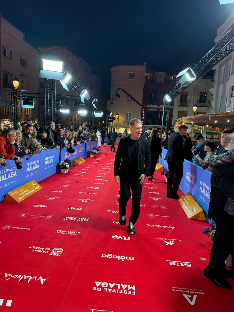 Adrián Suar en la alfombra roja del Festival de Málaga. Foto: Star Distribution Latinoamérica