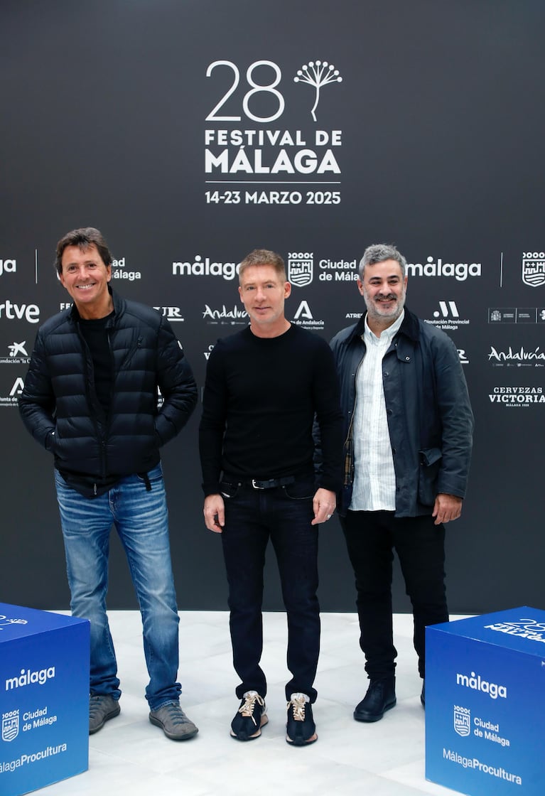 Adrián Suar, Gustavo Bermúdez y Juan Lovece. Foto: Star Distribution Latinoamérica