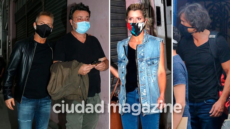 Adrián Suar regresó a la ficción junto a Laurita Fernández: las fotos del inicio de las grabaciones de Los protectores. (Foto: Movilpress)