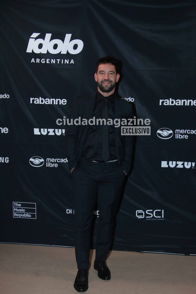 Agustín 'Cachete' Sierra en los Premios Ídolo (Foto: Movilpress).