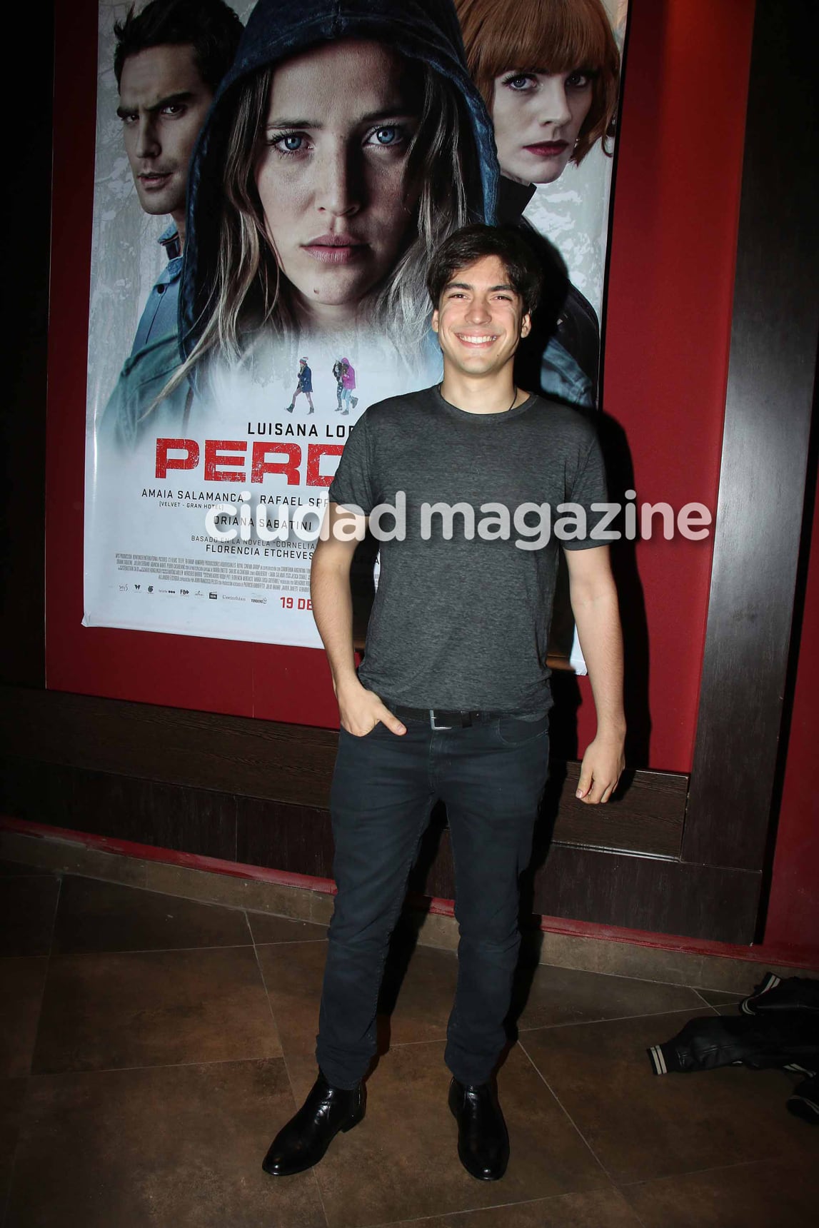 Agustín Sullivan, en la premiere de Perdida. (Foto: Movilpress)