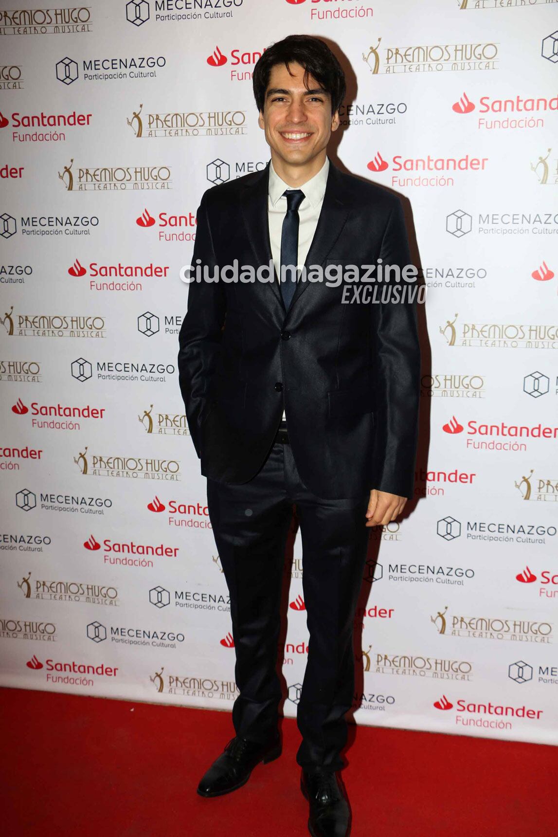 Agustín Sullivan en los Premios Hugo. (Foto: Movilpress)