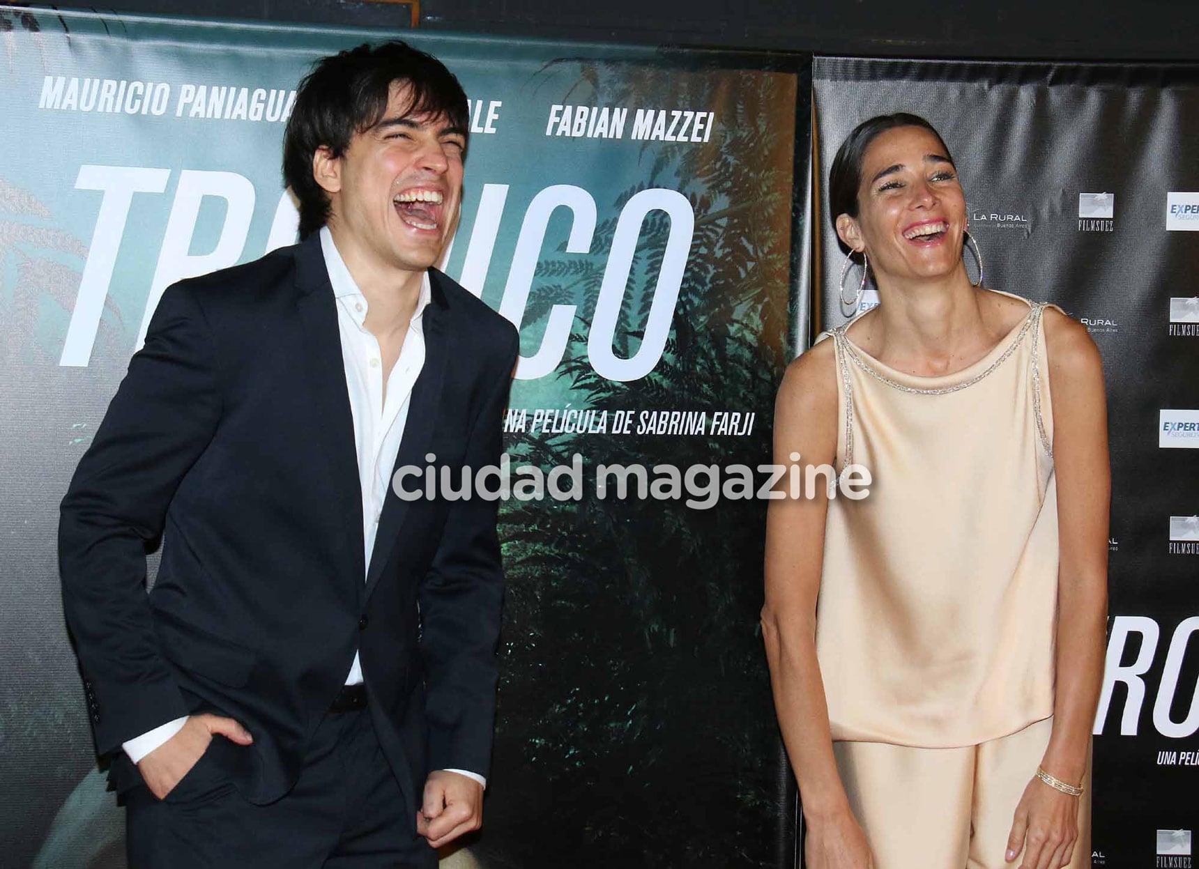 Agustín Sullivan y Juana Viale en la avant premier de Trópico. (Foto: Movilpress)