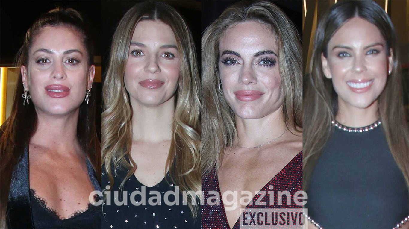 Agustina Casanova, Marcela Kloosterboer, Emilia Attias y Barby Franco (Fotos: Movilpress).