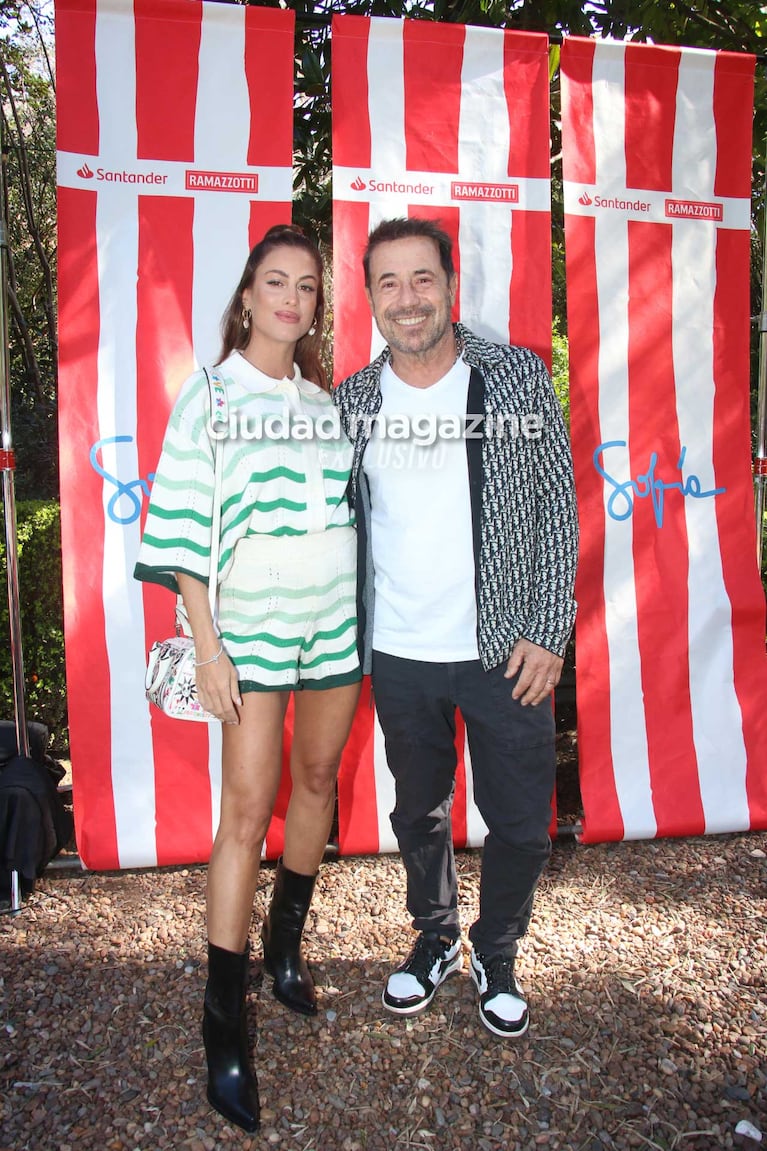 Agustina Casanova y Ricky Sarkany (Foto: Movilpress)