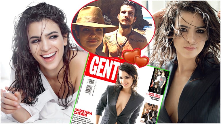 Agustina Cherri habló de sus deseos de ser madre nuevamente junto a su novio, Tomás Vera (Fotos: revista Gente)