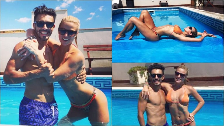 ¡Ailén Bechara, una diosa enamorada! Pileta con Fernando Bertona y cuerpazo. Foto: Instagram