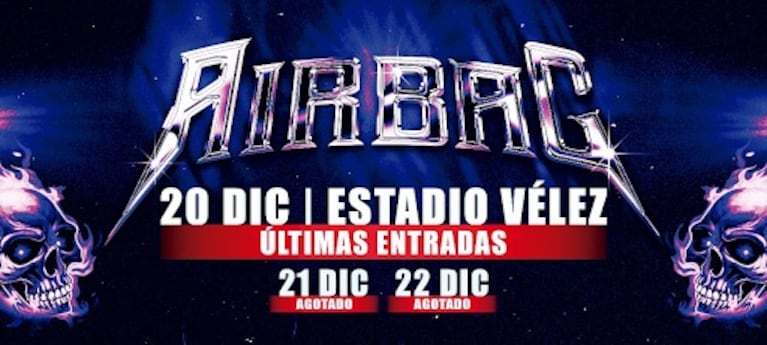 Airbag en Vélez: accesos, horarios y todo lo que tenés que saber para disfrutar de los shows 