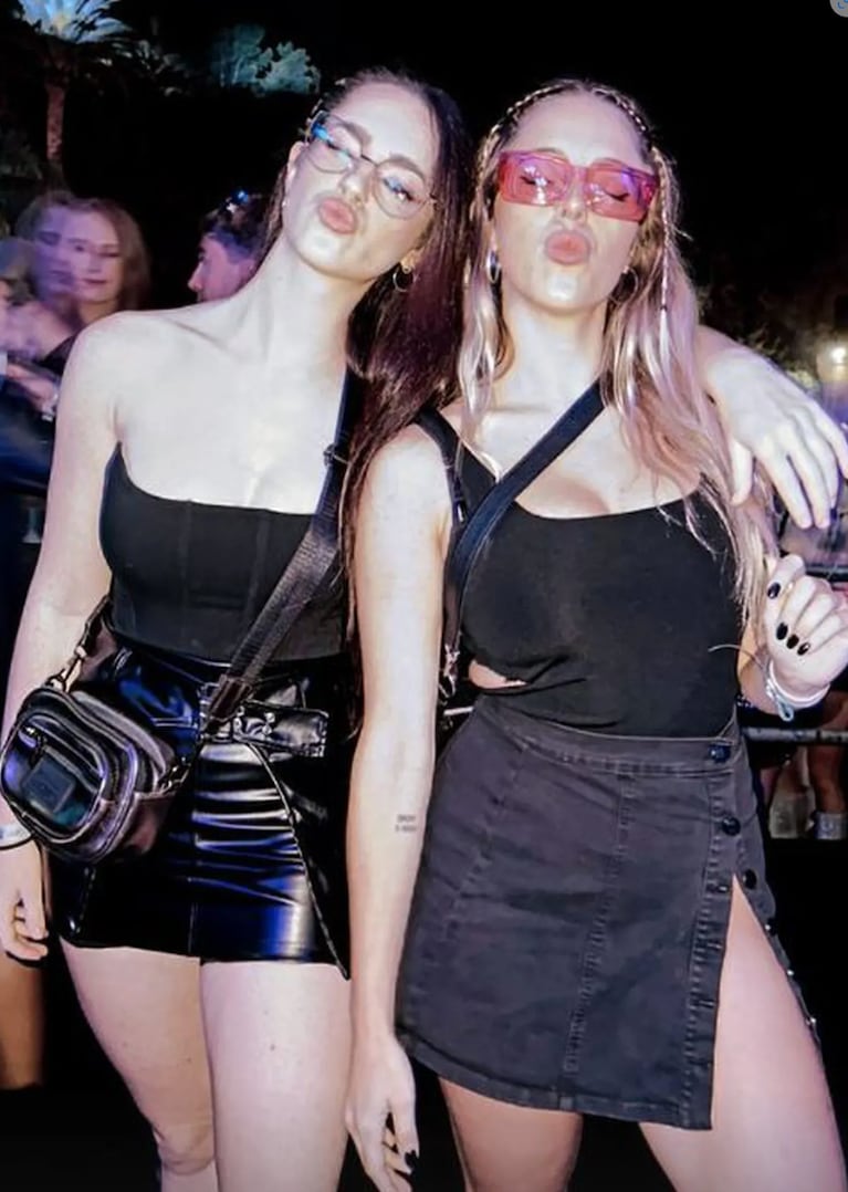 Al borde de la censura: Coti Romero, Nati Jota y su hermana se mostraron con sus looks total black