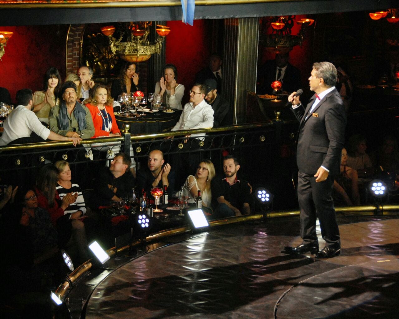 Al Pacino y Lucila Polak disfrutaron de una cena tango show en Señor Tango. (Foto: gentileza Prensa)