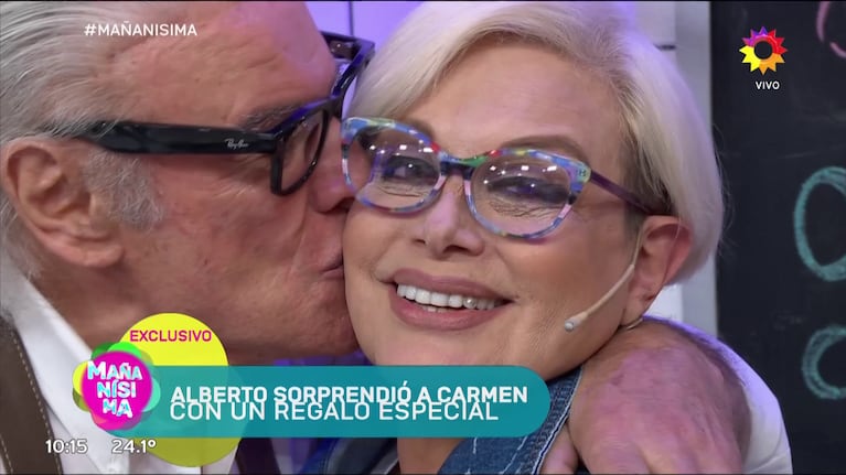 Alberto Martin y Carmen Barbieri en Mañanísima.