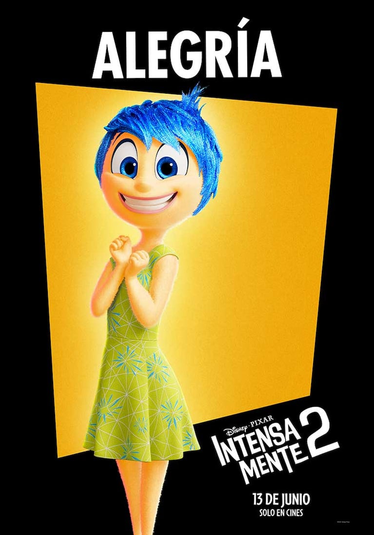 Alegría en Intensa-Mente 2 (Foto: gentileza Disney - Pixar)