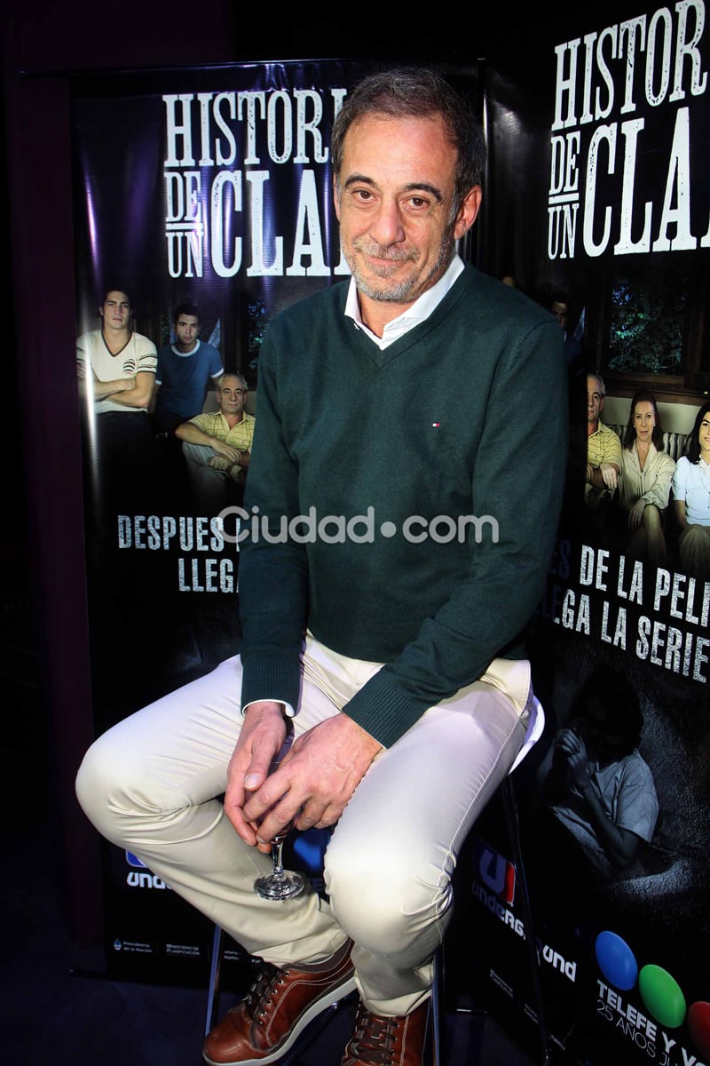 Alejandro Awada, protagonista de Historia de un clan. Foto: Movilpress-Ciudad.com.