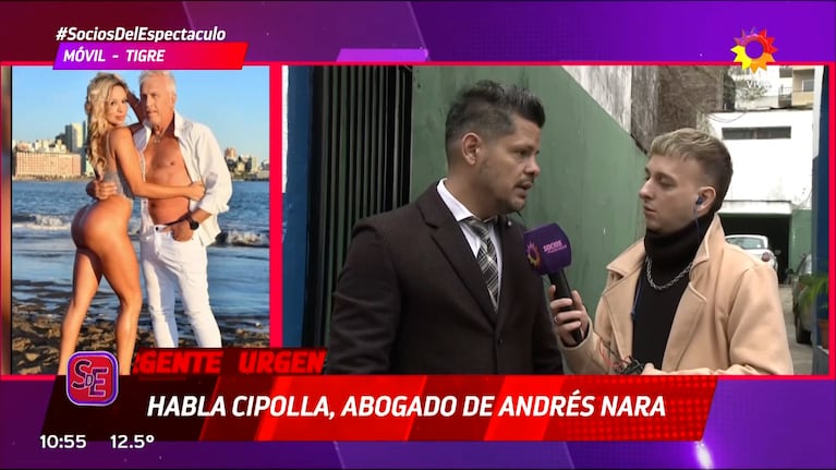 Alejandro Cipolla dio detalles de la pelea de Andrés Nara con Alicia Barbasola: “No le llegó a pegar”