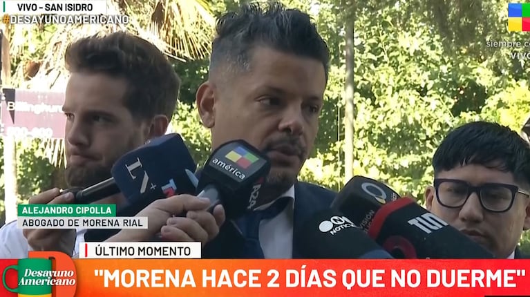 Alejandro Cipolla reveló cómo encontró a Morena Rial el primer día de su detención: “Estaba desbordada”