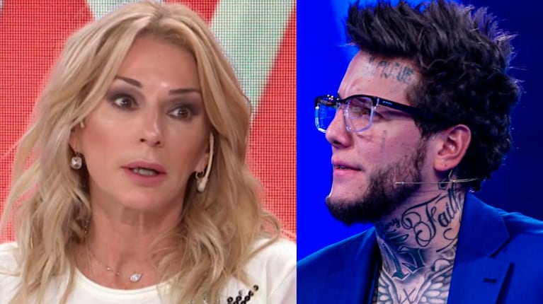 Alex Caniggia apuntó picante contra la familia de Yanina Latorre y la panelista redobló la apuesta.