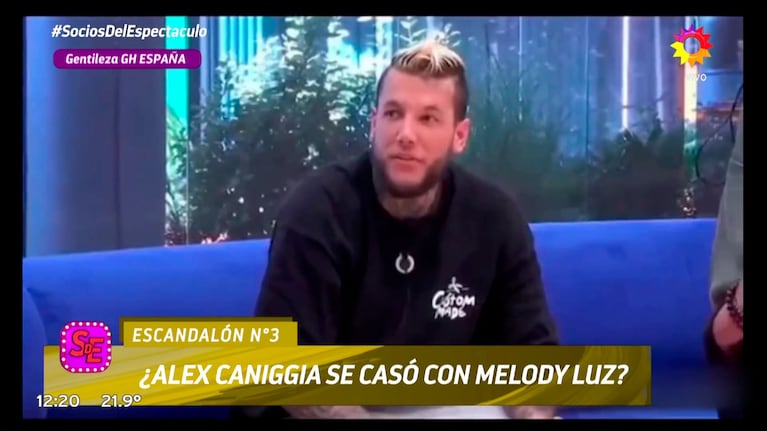 Alex Caniggia en GH España.