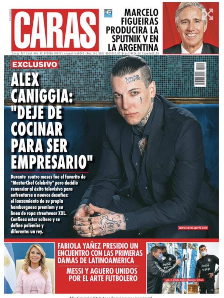 Alex Caniggia reveló el motivo de su polémica salida de MasterChef Celebrity: "Dejé de cocinar para ser empresario" 