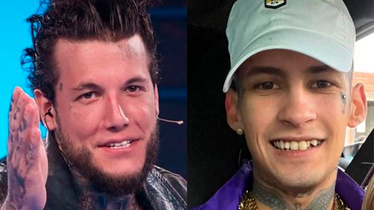 Alex Caniggia se burló de los dientes de L-Gante y recibió una rápida respuesta