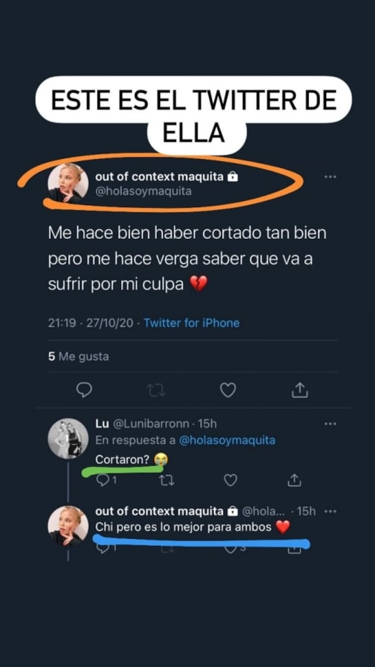 Alex Caniggia y Macarena Herrera se separaron, tras dos años de amor: "Es lo mejor para ambos"