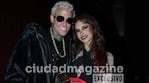 Alex Caniggia y Melody Luz en el teatro (Foto: Movilpress).