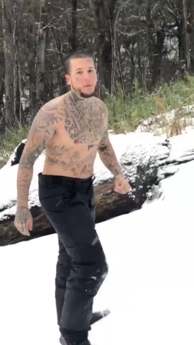 Alex Caniggia y su novia, Macarena Herrera, amor en la nieve de Bariloche |  Ciudad Magazine