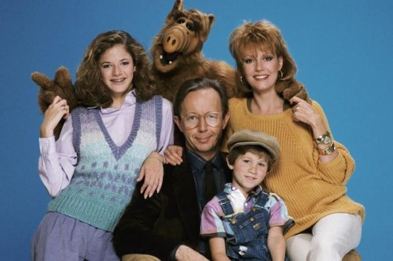 Alf con la familia Tunner. 