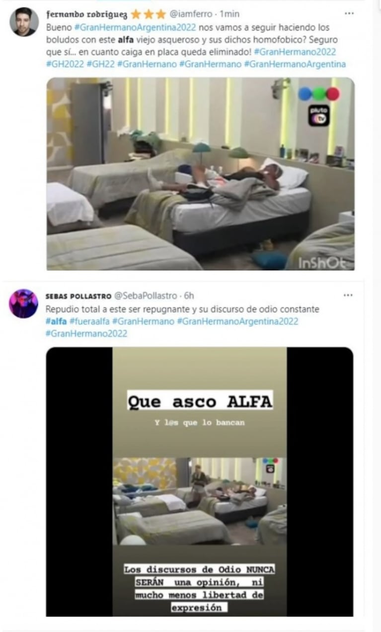 Alfa de Gran Hermano lanzó repudiables frases homofóbicas y estallaron las redes: "Yo soy bien machito"