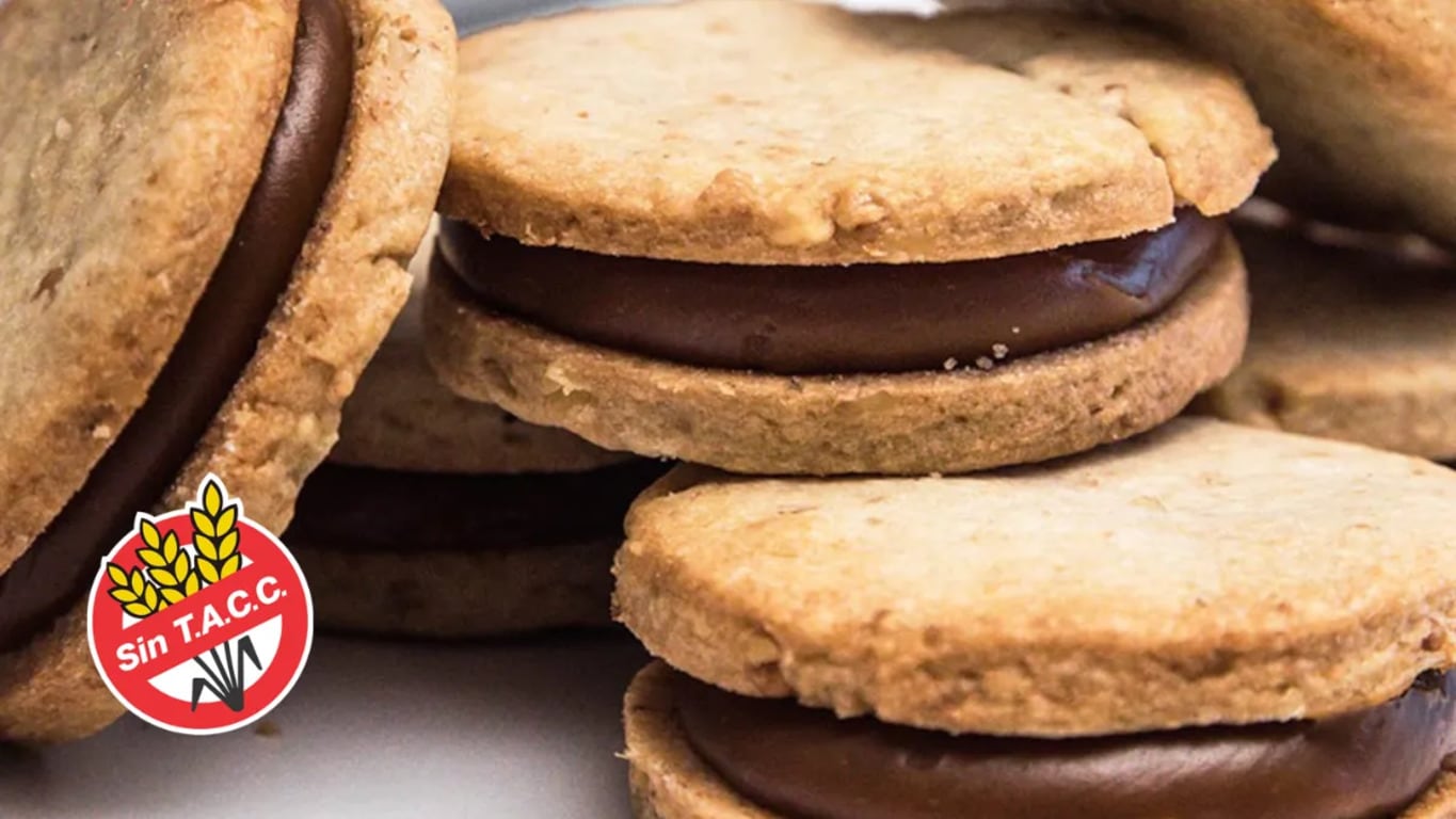 Alfajores de almendras sin TACC