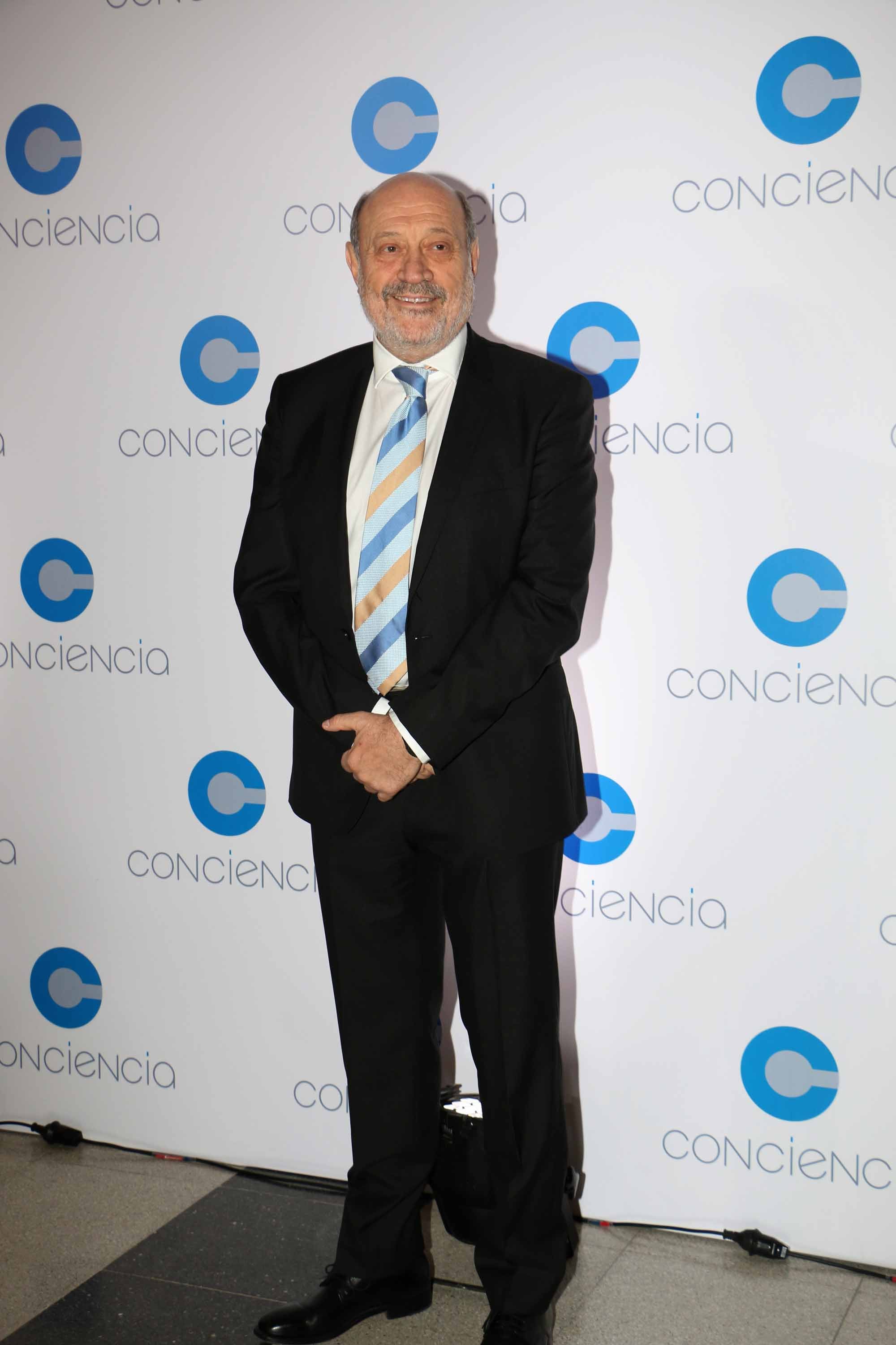 Alfredo Leuco en la cena de gala de la fundación Conciencia. (Foto: Movilpress)