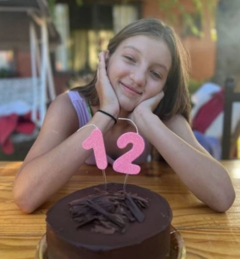 Allegra, la hija de Cubero y Neumann, festejó su cumpleaños en la casa de la madre de Mica Viciconte