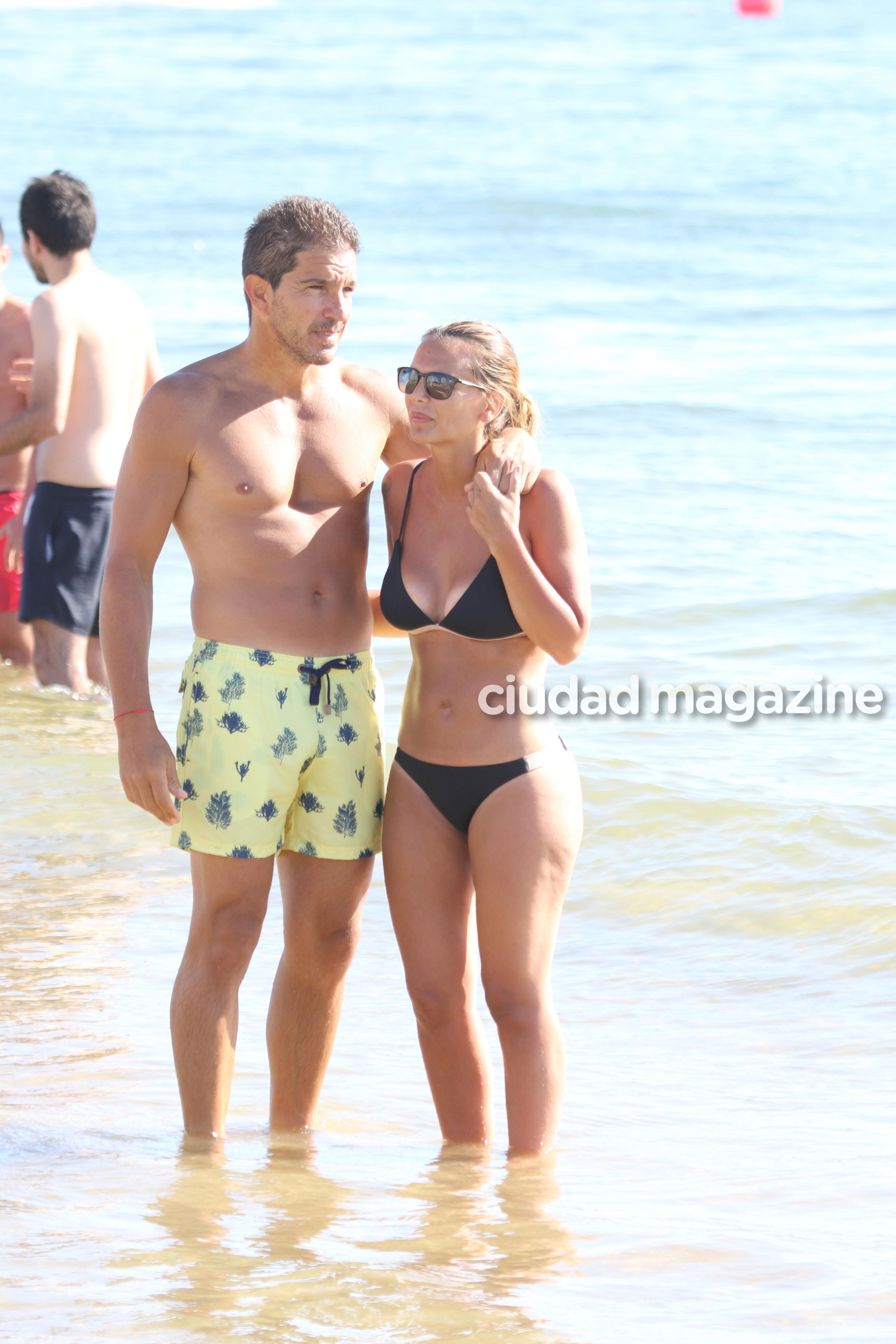 Amalia Granata y Leo Squarzon, enamorados en Punta del Este (Fotos: GM Press).