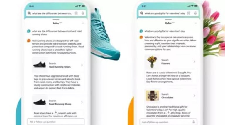 Amazon incorpora un chatbot de IA generativa en su app móvil para acompañar al usuario durante la compra 