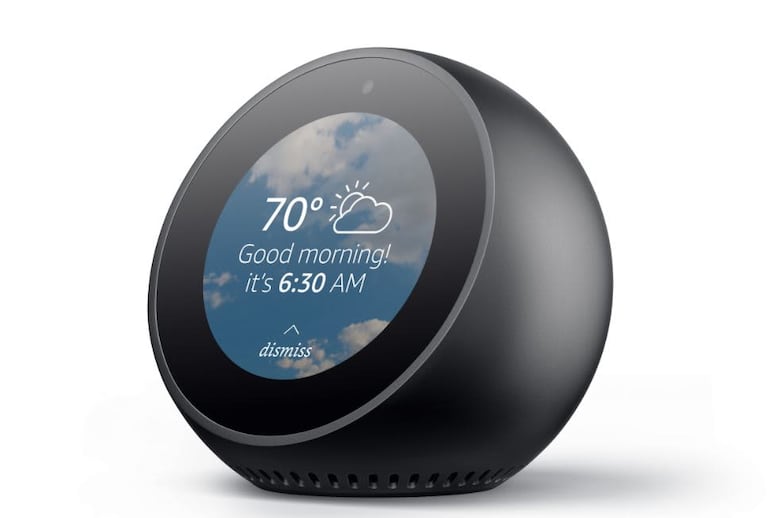 Amazon presentó el nuevo Echo Spot este martes.
