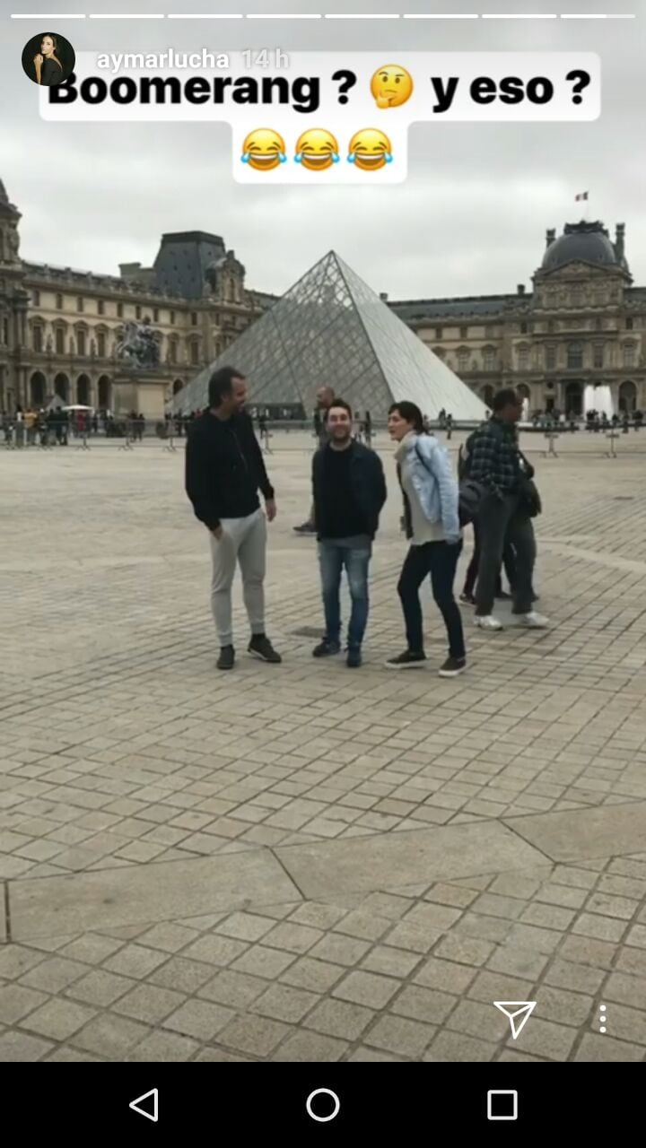 ¡Amor en París! Las fotos del romántico viaje de Luciana Aymar y Fernando González