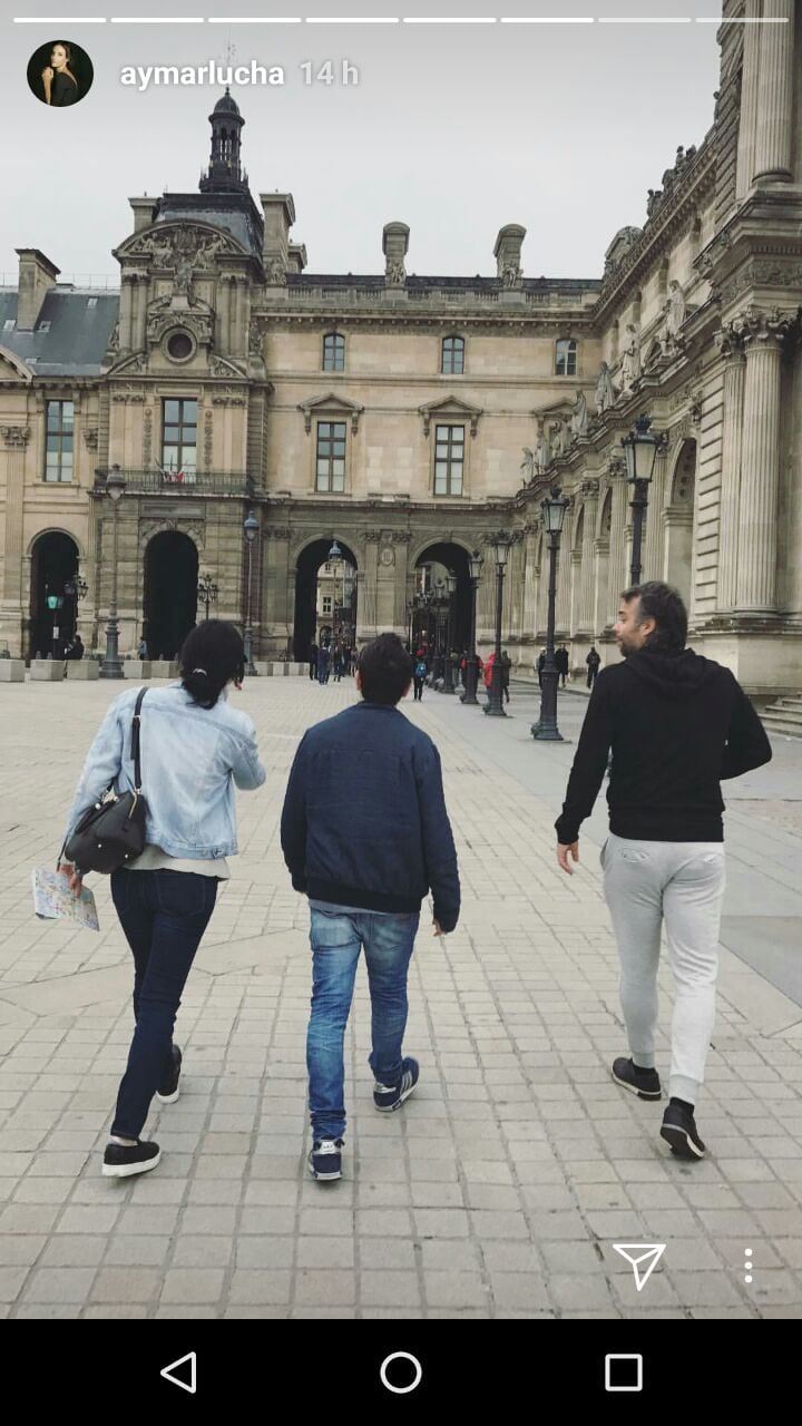 ¡Amor en París! Las fotos del romántico viaje de Luciana Aymar y Fernando González