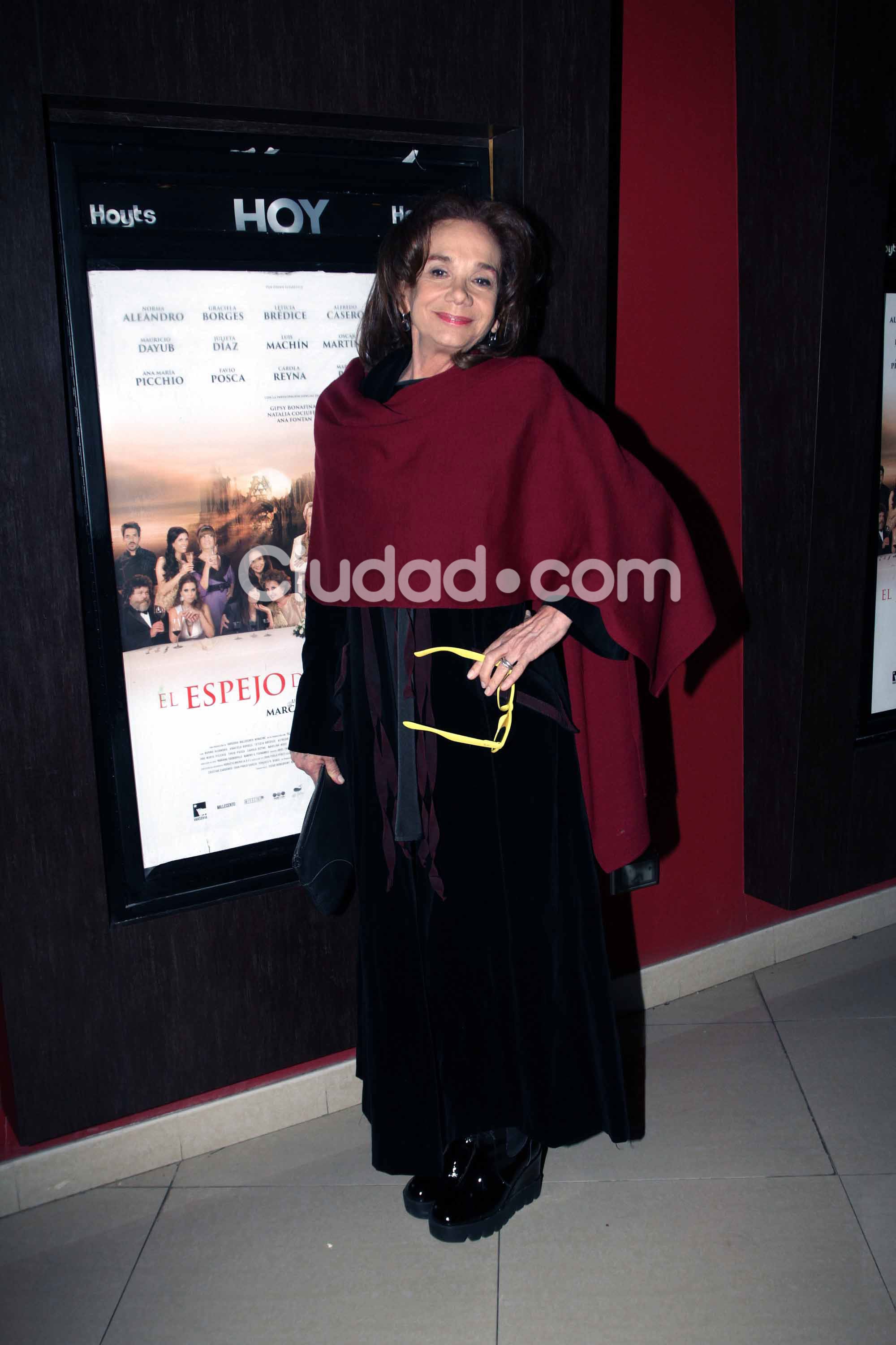 Ana María Picchio, en el estreno de El espejo de los otros (Foto: Movilpress)