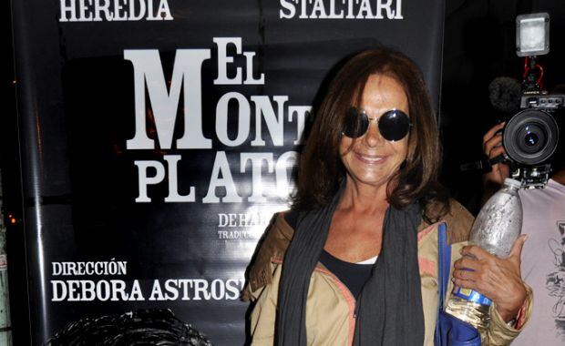 Ana María Picchio en el estreno de El Montaplatos. (Foto: Jennifer Rubio)