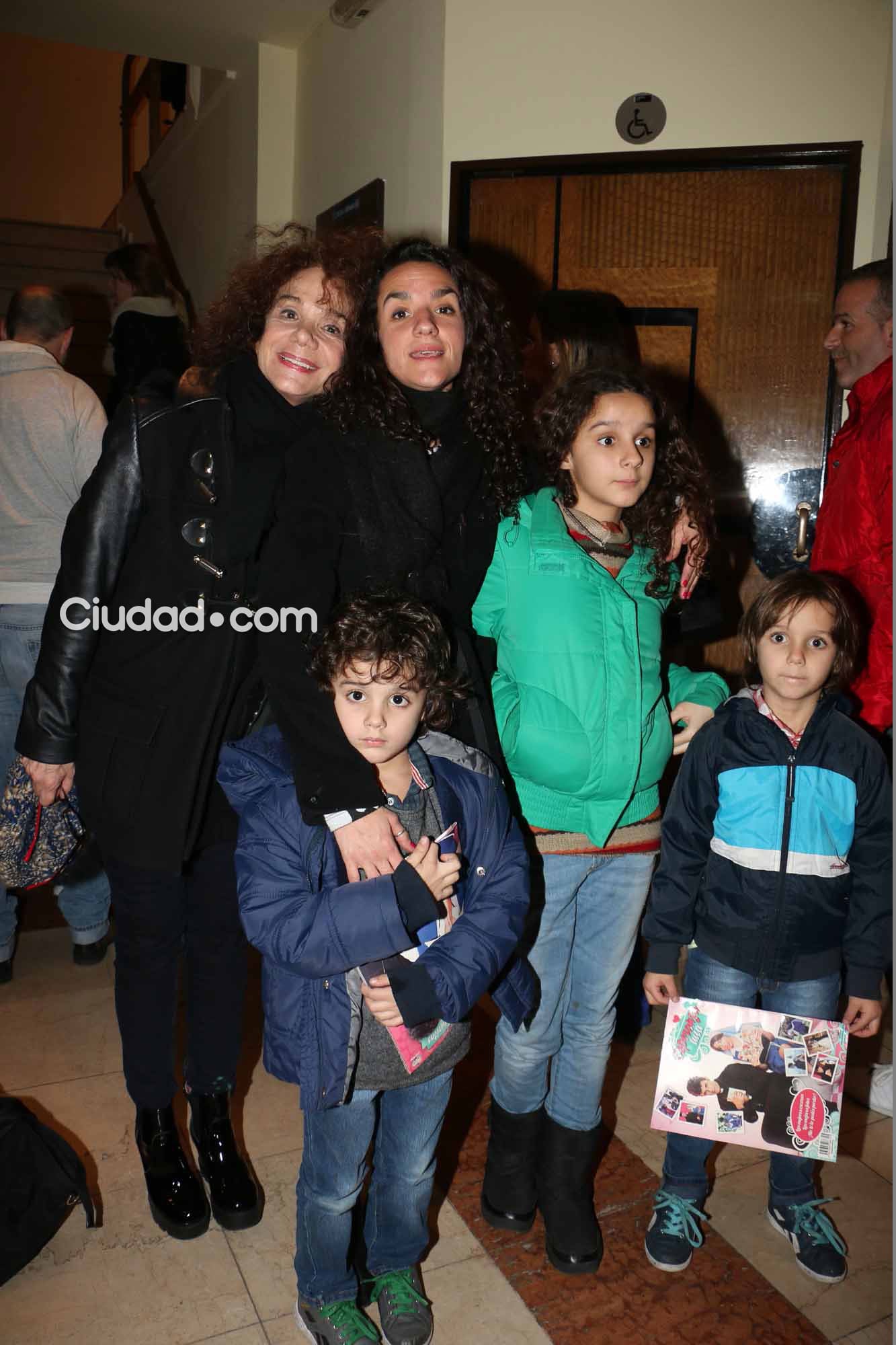 Ana María Picchio, en el estreno de Esperanza Mía, el musical (Foto: Movilpress)