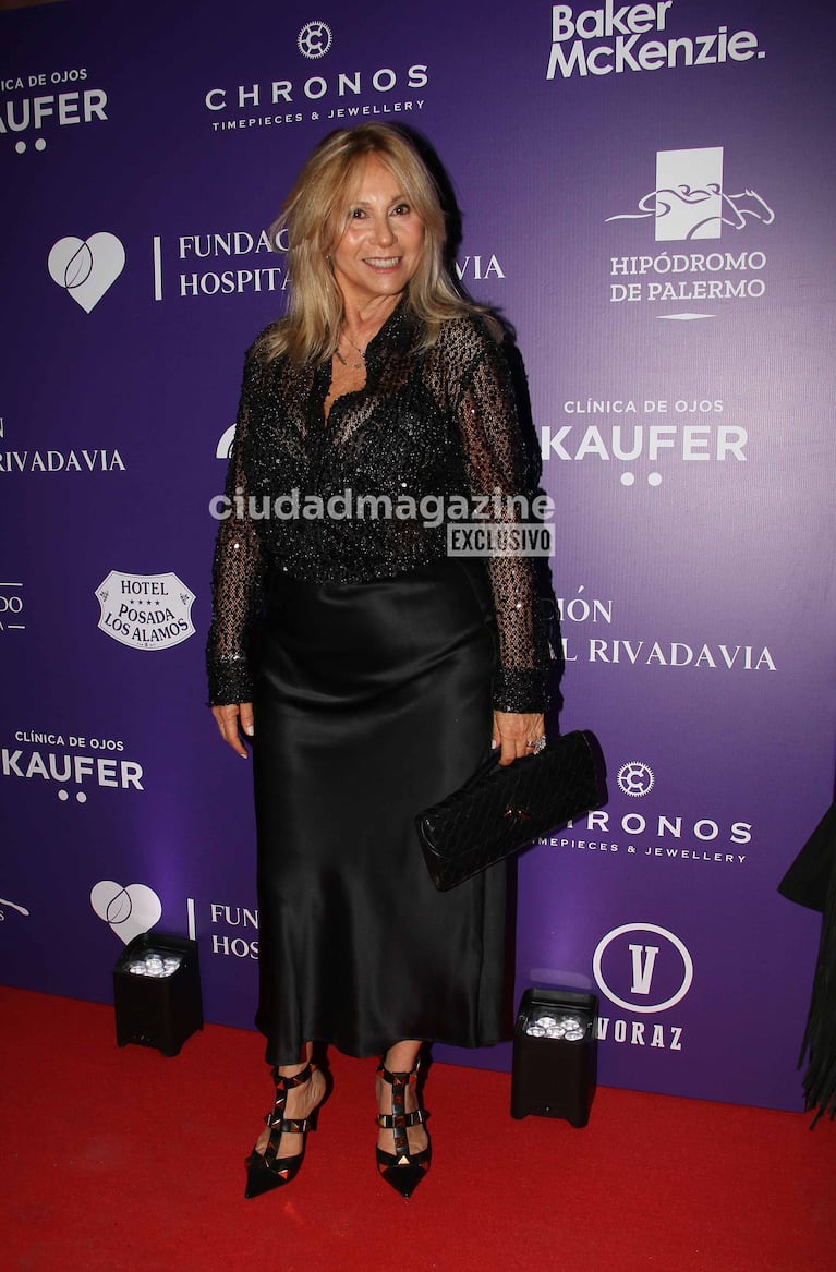 Ana Rosenfeld en la gala anual solidaria del Hospital Rivadavia (Foto: Movilpress).