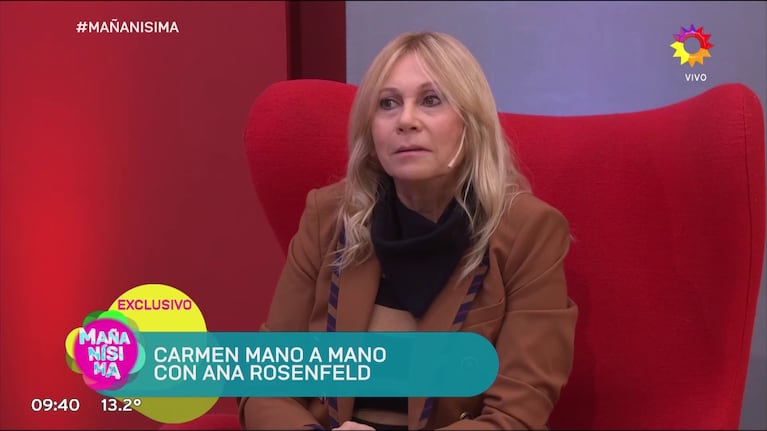 Ana Rosenfeld en Mañanísima.