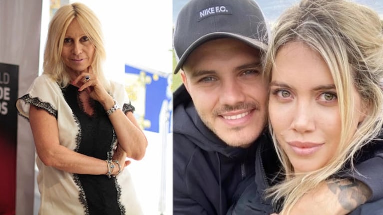 Ana Rosenfeld, Wanda Nara y Mauro Icardi 