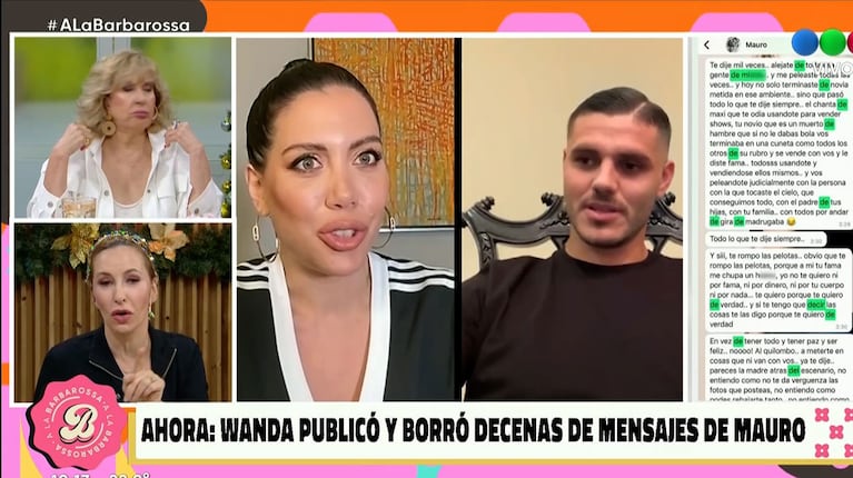 Analía Franchín le respondió con todo a Wanda Nara por tratarla de mentirosa y ensobrada