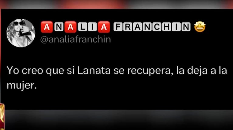 Analía Franchín opinó fuerte de la interna entre Elba Marcovecchio y las hijas de Jorge Lanata