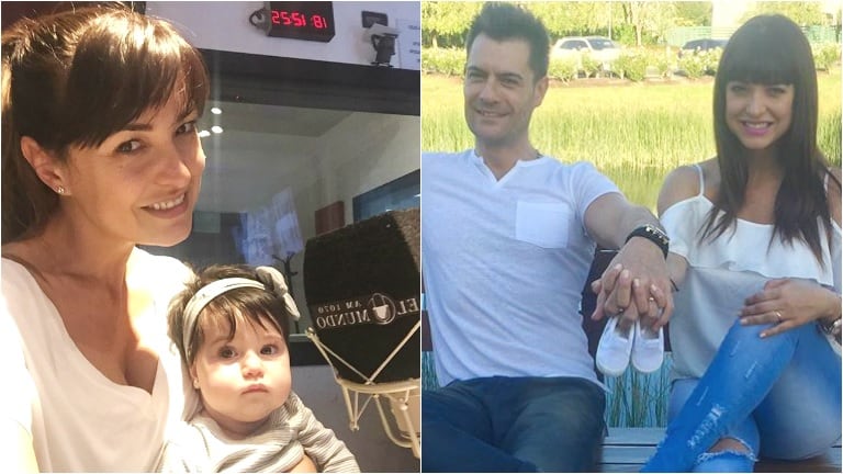 Andrea Estévez, a cinco meses de separarse del padre de su hija (Fotos: Instagram)